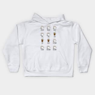 Coffee Throughout the Year Kids Hoodie